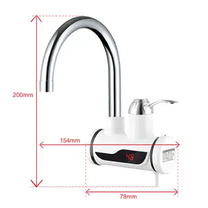 Electric Instant Water Heater Bathroom Water Heater Instant Hot Water Tap Electric Faucet