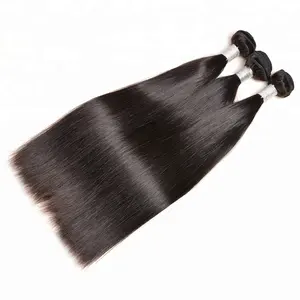 Grosir Rambut Vendor Virgin Brazilian Remy 100% Brazilian Rambut Manusia Ekstensi Menenun dari Sangat Muda Gadis