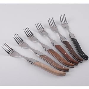 Vente flash - Couteaux à <span class=keywords><strong>steak</strong></span> <span class=keywords><strong>Laguiole</strong></span> en acier inoxydable avec manche en bois - Ensemble de couverts - Ensemble de couteaux à dîner - Product Image 2