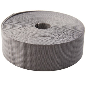 100% phẳng <span class=keywords><strong>Nylon</strong></span> <span class=keywords><strong>Webbing</strong></span> <span class=keywords><strong>40mm</strong></span> rộng 2.0mm Dày Xám cho vành đai thắt lưng - Product Image 2