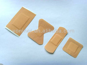 Vendaje de espuma de silicona estéril autoadhesivo Jenis Plester Lukab Color DE LA PIEL yeso <span class=keywords><strong>para</strong></span> <span class=keywords><strong>heridas</strong></span> PE tirita médica impermeable - Product Image 4