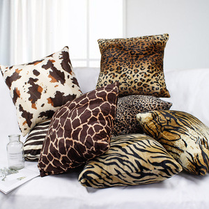 Auto Del grano del Leopardo della copertura del cuscino home decor All'ingrosso cuscino stampa personalizzata sedile cushioncushion coperture decorative PVPC--A - Product Image 1
