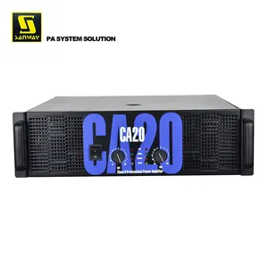 CA20 듀얼 채널 5400W 큰 전력 3U 변압기 전력 증폭기