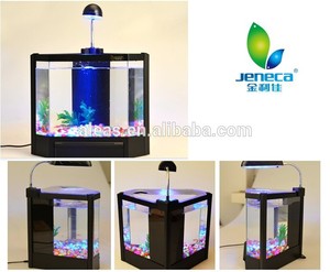 Aquarium Fish Tank Filtre Aqua Culture Lumière 1 Gallon Led Kit Verre D'eau Nouvelle - Product Image 5