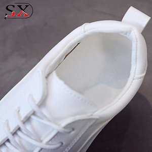 2018 Nuovo Arrivo Delle Ragazze di Colore Bianco Scuola Tela Casual Scarpa Da Tennis Delle Donne Confortevole Gomma Lace Up Scarpe - Product Image 5
