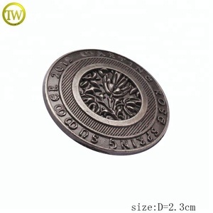 Hot Bán Quần Áo Loại Bỏ Kim Loại Nút Mạnh Mẽ Mùa Xuân Chân Nút Biểu Tượng Cổ Nút May Cho Phụ Nữ Áo - Product Image 2