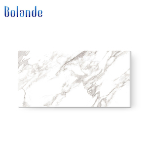 Simple 600*1200 habitación pulido azulejos de alto brillo blanco puro de porcelana azulejo de piso de villa - Product Image 4