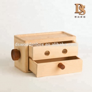 Fancy Creation, armario de joyería de madera multifuncional, caja de almacenamiento de regalo, cajón, dormitorio, soporte de noche, organizador de oficina - Product Image 3