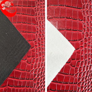 Tissu en cuir synthétique pour sac en PVC, motif animal de Crocodile en relief, fournisseur en gros de chine - Product Image 4