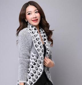 2017 mujeres del invierno 7GG suéter más tamaño, de manga larga de invierno chaqueta de punto para mujeres - Product Image 5