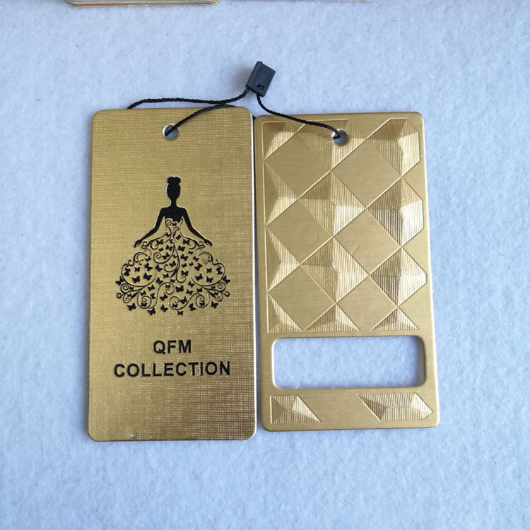 2019 г., пользовательские высококачественные логотипы из золотой фольги, бирки для одежды