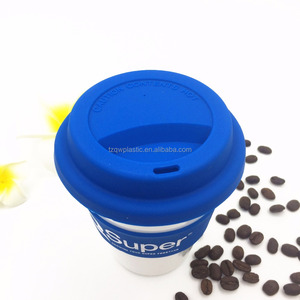Tasse à café en plastique 350ml/12OZ, couvercle en Silicone, personnalisé, vente en gros, économique - Product Image 4