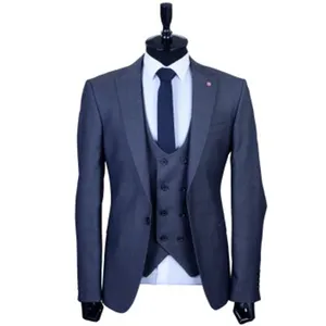 Business Style Indian Waistcoat Suit For Men High Quality Coat Pant Men Suits