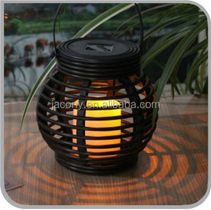 4 "8" 12 "<span class=keywords><strong>16</strong></span>" Cesta colgante de linterna <span class=keywords><strong>solar</strong></span> de ratán para exteriores con luz <span class=keywords><strong>solar</strong></span> Vela <span class=keywords><strong>LED</strong></span> Linterna de bola <span class=keywords><strong>solar</strong></span> de ratán falso negro - Product Image 3