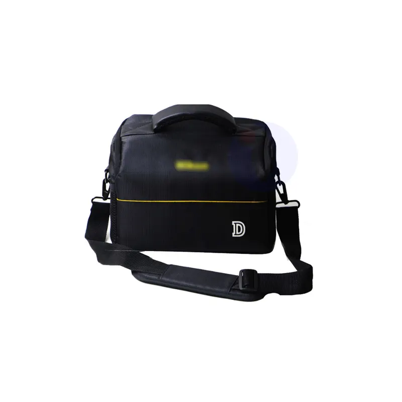 Cheap factory price black soft single-shoulder Lens dslr camera bag for canon nikon