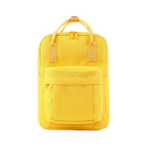 Custom logo printing modern Japanese college back to school bag classic rectangle shape girls backpack for teenagers