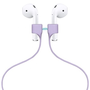 Soporte de banda para <span class=keywords><strong>Apple</strong></span> Airpod Watch, accesorios para Airpod Pro 2 1, soporte portátil de silicona antipérdida Compatible - Product Image 3