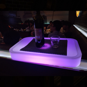 Plateau à glace à LED Bar Meubles Décoration Bacs à boissons <span class=keywords><strong>pour</strong></span> Club & Restaurant Plateau de service amusant <span class=keywords><strong>pour</strong></span> servir de la bière - Product Image 2