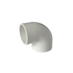 Raccord coudé en <span class=keywords><strong>PVC</strong></span> à <span class=keywords><strong>90</strong></span> degrés en pouces standard américain - Product Image 1