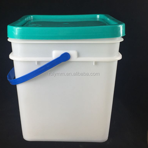 Groothandel Verpakking Plastic Vierkante Emmer 5 Gallon Zwarte Emmer - Product Image 2