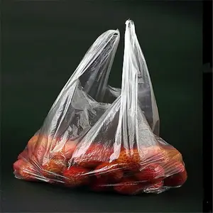 clear food t shirt bags on roll shopper bag on roll