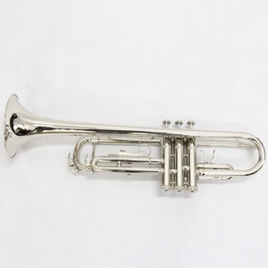 <span class=keywords><strong>Trompette</strong></span> professionnelle en cuivre nickelé standard OEM, tonalité Bb, <span class=keywords><strong>trompette</strong></span> en acier inoxydable bon marché, corps en laiton Bb - Product Image 1