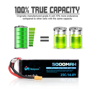 리튬이온 배터리 팩 <span class=keywords><strong>4s1p</strong></span> 리포 4s 5000mAh <span class=keywords><strong>14.8V</strong></span> 50C 폴리머 배터리 - Product Image 5