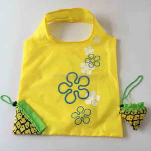 Tùy chỉnh tái sử dụng 210D dứa thiết kế có thể gập lại hàng tạp hóa mua sắm Tote Túi Quà Tặng - Product Image 2