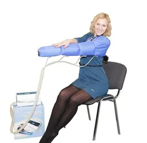 Máquina de massagem de pressão de ar drenagem linfática Máquina de fisioterapia + braço manga 1 PT1002 + 1A01