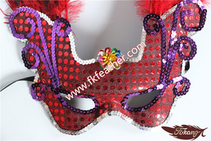 Pas cher Masques Vénitiens Cock Plume <span class=keywords><strong>Masque</strong></span> Et <span class=keywords><strong>Masque</strong></span> Vénitien Pour Fournisseurs Partie D'événement - Product Image 5
