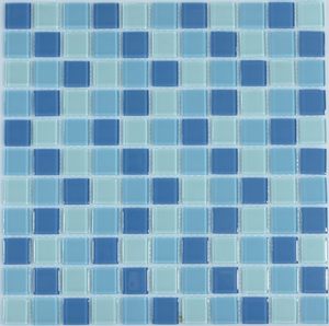 Mosaïque <span class=keywords><strong>de</strong></span> verre cristal à jet d'eau moderne à motif floral, très demandée pour cuisine et piscine - Product Image 4