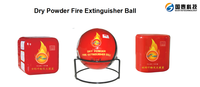 Extincteur automobile professionnel pour types de feux A, B, C, E, F, avec poudre ABC, couleur rouge, certifié ISO/CE