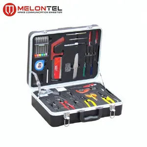 MT-8403 Factory Price Telecom Line Man Fiber Optic Tool Kit With Fiber Optic Stripper