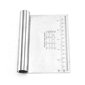 Stainless Steel Pizza Dough <strong>Cake</strong> Scraper High Quality Pizza Dough Scraper Scraper Cutter Kitchen Flour Pastry <strong>Cake</strong> <strong>Tool</strong> - Product Image 4