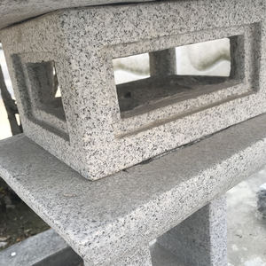 สไตล์ญี่ปุ่นการออกแบบใหม่สวนกลางแจ้งตกแต่งขนาดใหญ่ Pagodas หินแกรนิตธรรมชาติโคมไฟหินสำหรับขาย - Product Image 6