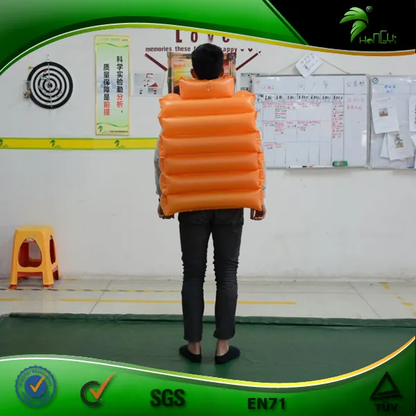 Custom Size Inflatable Buoy Life Jackie Factory Price Suit Shape Inflatables Outdoor Swimming Pool Life Vest Floating Ball