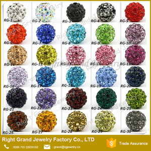 RG25 Olivine Livraison Échantillon Cristal Perles 6-10mm Métal En Alliage de Zinc Bracelet En Cristal Lâche DIY Perles - Product Image 6