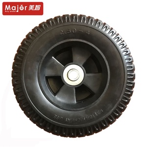 8-Zoll-Schaumwagenrad für Kinder Vollreifen Barrow Ersatzteile Solid <span class=keywords><strong>Caster</strong></span> Wheels - Product Image 1