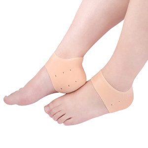 Repair Dry Cracked <strong>Heel</strong> and Reduce Pains of Plantar Fasciitis Reused Gel <strong>Heel</strong> Sleeves Breathable Silicone Socks <strong>Heel</strong> Protectors
