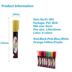 marcador de tiza Pene capaz de nuestra propia marca impreso en los marcadores con propio del cliente etiqueta en el paquete - Product Image 3
