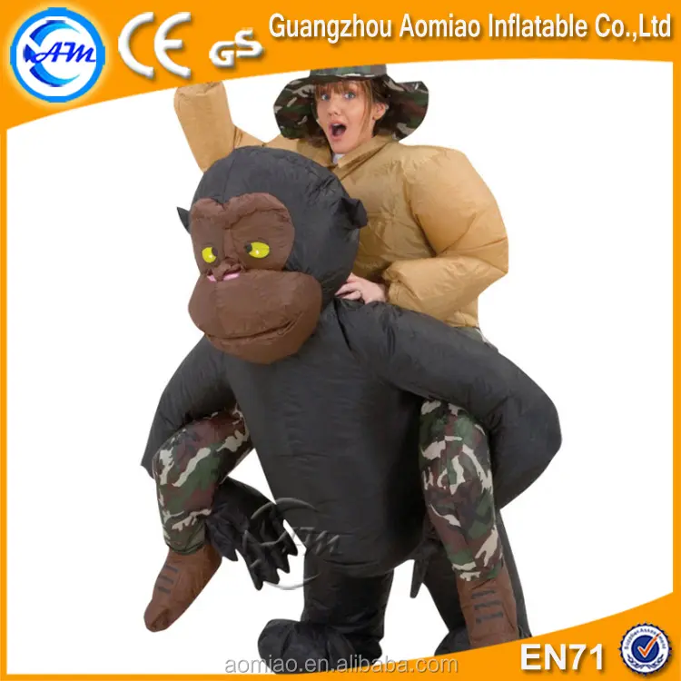 Adulto gorila inflable <span class=keywords><strong>traje</strong></span> de la mascota inflable <span class=keywords><strong>traje</strong></span> de