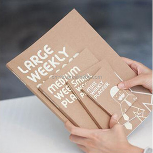Tamaño personalizado marrón Kraft papel de la libreta para los hombres de negocios al por mayor retrato de impresión portátil - Product Image 3