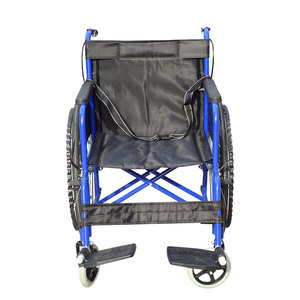 L'hôpital repose-pieds dossier inclinable pliant voyage <span class=keywords><strong>handicap</strong></span> <span class=keywords><strong>fauteuil</strong></span> roulant moyeu de roue - Product Image 1