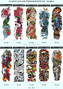 <span class=keywords><strong>Tatuajes</strong></span> Temporales Grandes y Geniales <span class=keywords><strong>de</strong></span> la Mejor Calidad AC-012/2016, Tatuaje Falso <span class=keywords><strong>de</strong></span> Calavera <span class=keywords><strong>de</strong></span> Pez Azul Grande para Brazo Completo, Adhesivo Corporal - Product Image 5