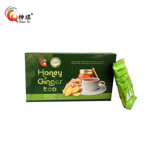 Thé au gingembre aromatisé au ginseng biologique, thé en sachet aux herbes fraîches, aspect cristallin, emballage en boîte, sachet, spécialité, thé minceur santé - Product Image 3