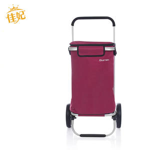 उच्च गुणवत्ता Foldable हाथ गाड़ी तह तीन पहिया शॉपिंग ट्रॉली चीन में किए गए - Product Image 4