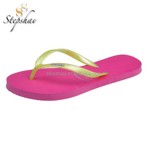 Tongs plates en caoutchouc personnalisées de haute qualité avec logo pour femmes <span class=keywords><strong>et</strong></span> filles, tongs de plage d'extérieur antidérapantes <span class=keywords><strong>et</strong></span> massantes pour l'été <span class=keywords><strong>et</strong></span> le printemps - Product Image 3