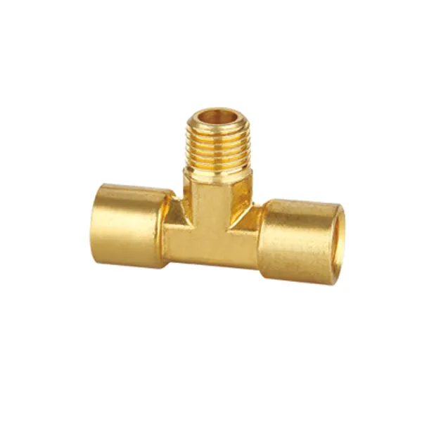 Hot sale 3/8" NPT 3 Way Valve Fittings hose Brass Tee Connector