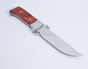 سكينة صيد, سكينة صيد من الصلب المقاوم للصدأ سكينة صيد بمقبض خشبي - Product Image 3
