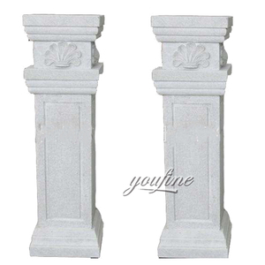 Colonna Romana in Marmo Naturale Intagliata a Mano - Product Image 4
